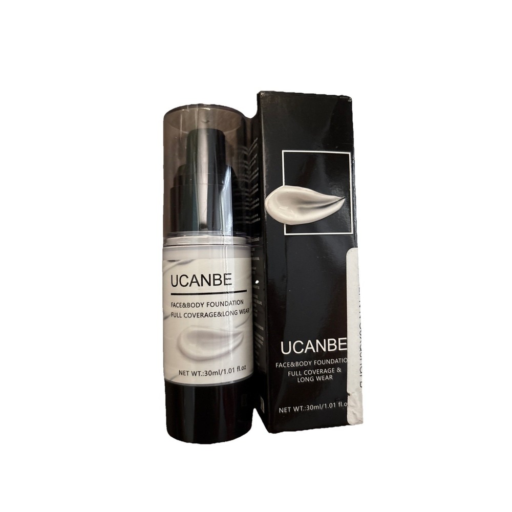 UCANBE White Liquid Foundation for Halloween 1 Fl Oz (Pack of 1),